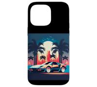 Carcasa para iPhone 14 Pro MAX Cool Vintage Super Car Illustration Novelty Graphic Designs