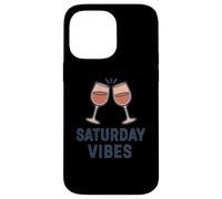 Carcasa para iPhone 14 Pro MAX Copas de Vino Saturday Vibes