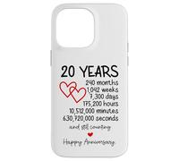 Carcasa para iPhone 14 Pro MAX Corazones entrelazados, símbolo de Amor, romántico, diseño Minimalista