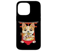 Carcasa para iPhone 14 Pro MAX Corgi-Dog - Cuenco de Sopa de Fideos Ramen Pho Japón Kawaii