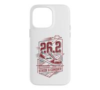 Carcasa para iPhone 14 Pro MAX Correr Marathon Runner 26.2 Stride Conquer Running