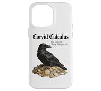 Carcasa para iPhone 14 Pro MAX Córvid Calculus Cuervo Cosas Brillantes Infinity Matemáticas Juego de Palabras
