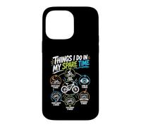 Carcasa para iPhone 14 Pro MAX Cosas Que Hago en mi Tiempo Libre Funny E-Bike Lover