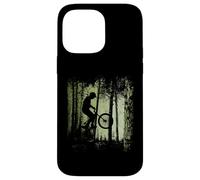 Carcasa para iPhone 14 Pro MAX Crepúsculo Bosque Trail Ciclista BMX Dirtbike Offroad