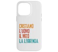 Carcasa para iPhone 14 Pro MAX Cristiano L'Uomo Il Mito La Leggenda Festa di Compleanno