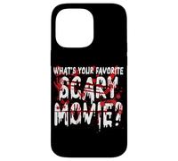Carcasa para iPhone 14 Pro MAX ¿Cuál es tu película de Miedo Favorita Película de Terror Halloween