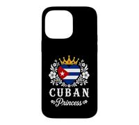 Carcasa para iPhone 14 Pro MAX Cuban Princess Cuba Flag Proud Cuban Girl