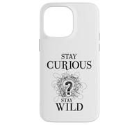 Carcasa para iPhone 14 Pro MAX Curious Stay Wild Question Mark Scribble Inspirational Love