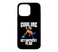 Carcasa para iPhone 14 Pro MAX Curling es mi Plan de jubilación Curling