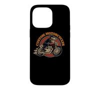 Carcasa para iPhone 14 Pro MAX Custom Motorcycles Retro Biker Lowbrow Wolf Rockabilly 50s