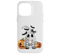 Carcasa para iPhone 14 Pro MAX Cute Boo Ghost GNOME For Girls Halloween Bats and Pumpkin
