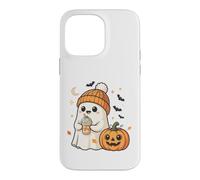 Carcasa para iPhone 14 Pro MAX Cute Ghost Pumpkin Spice Latte Temporada de otoño