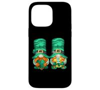 Carcasa para iPhone 14 Pro MAX Cute Shamrock and Horseshoe For St. Patricks Day GNOME Funny