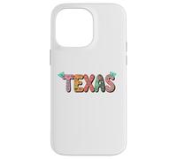 Carcasa para iPhone 14 Pro MAX Cute Vintage Boho Texas State Floral Bubble Women and Girls