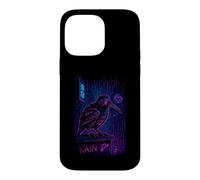 Carcasa para iPhone 14 Pro MAX Cyberpunk Kiwi Escena de Lluvia