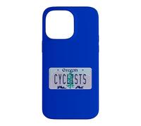 Carcasa para iPhone 14 Pro MAX Cyclists Biking Portland Oregon OR Placa de matrícula de Recuerdo