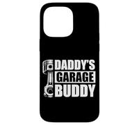 Carcasa para iPhone 14 Pro MAX Daddy'S Garage Buddy, Amante de los Coches, mecánico, Garaje, tío