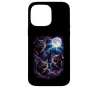 Carcasa para iPhone 14 Pro MAX Dark BatsUnder The Full Moon Vintage Fantasía Rayo