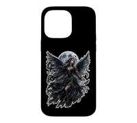 Carcasa para iPhone 14 Pro MAX Dark Gothic Angel Wings Moon Fantasy Art Aesthetic