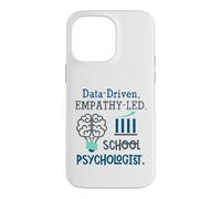 Carcasa para iPhone 14 Pro MAX Data-Driven Empathy-Led School Psychologist Brain Graphic