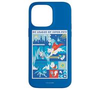 Carcasa para iPhone 14 Pro MAX DC League of Super-Pets Krypto and Friends Vs. Lulu
