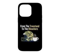Carcasa para iPhone 14 Pro MAX De The Treestand a The Bleachers Sports Hunting Dad