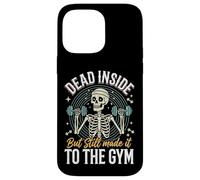 Carcasa para iPhone 14 Pro MAX Dead Inside But Still Made It To The Gym Culturista