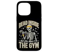 Carcasa para iPhone 14 Pro MAX Dead Inside But Still Made It To The Gym Culturista