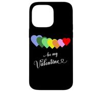 Carcasa para iPhone 14 Pro MAX Declaración Elegante para el día de San Valentín corazón Amor ser mi
