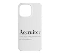 Carcasa para iPhone 14 Pro MAX Definición de reclutador Contratación Divertida Adquisición de Talento de recursos Humanos
