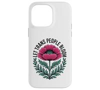 Carcasa para iPhone 14 Pro MAX Deja Que Las Personas Trans florezcan - Vibrant Pride Ally Flower Pretty