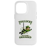 Carcasa para iPhone 14 Pro MAX Demasiado Afortunado para castigar Duendes Divertidos Lucky Joke Irish