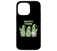Carcasa para iPhone 14 Pro MAX Día de San Patricio Enfermera Gnomos Seguridad Tercer Humor médico