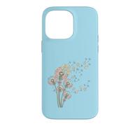 Carcasa para iPhone 14 Pro MAX Dientes de león y Mahjong Tiles Bam Crak Dots Make A Wish Flower