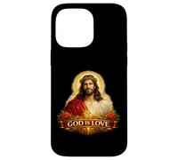 Carcasa para iPhone 14 Pro MAX Dios es Amor - Jesús Cristiano