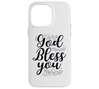 Carcasa para iPhone 14 Pro MAX Dios te Bendiga Cristiano Inspirador