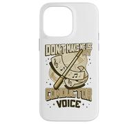 Carcasa para iPhone 14 Pro MAX Director de música No me Hagas Usar mi Voz de Director