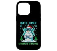 Carcasa para iPhone 14 Pro MAX Diseño Arctic Gamer Pixel Art Retro 8-bit Winter Geek