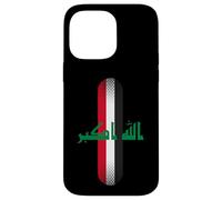 Carcasa para iPhone 14 Pro MAX Diseño de Bandera de Irak, hogar de IRQ Bagdad, Orgullo iraquí, Amo a Irak