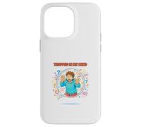 Carcasa para iPhone 14 Pro MAX Diseño de Conciencia Atrapado en mi Mente Pensando Demasiado