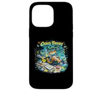 Carcasa para iPhone 14 Pro MAX Diseño de Gato de teoría del Caos - Gato científico Nerd