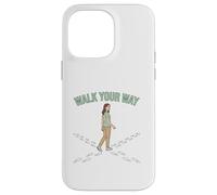 Carcasa para iPhone 14 Pro MAX Diseño de motivación de Camino Personal Walk Your Way