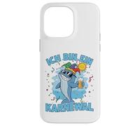 Carcasa para iPhone 14 Pro MAX Diseño Divertido de Carnaval con Texto en alemán Ich Bin Ein Karneg