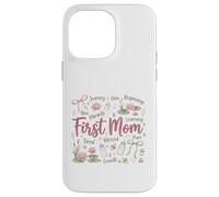Carcasa para iPhone 14 Pro MAX Diseño First Mom Blessed New Motherhood Mama