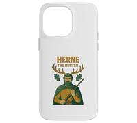 Carcasa para iPhone 14 Pro MAX Diseño folclórico de Herne The Hunter English Woodland Spirit