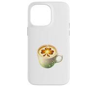 Carcasa para iPhone 14 Pro MAX Diseño Lucky Clover Latte Glow