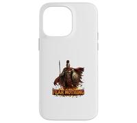Carcasa para iPhone 14 Pro MAX Diseño Valiente de la Fuerza del Guerrero Espartano intrépido