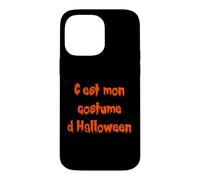 Carcasa para iPhone 14 Pro MAX Disfraz de Cest Mon d Halloween francés Humor de Halloween