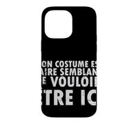 Carcasa para iPhone 14 Pro MAX Disfraz de Halloween Mon EST Faire Semblant - Francés