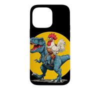 Carcasa para iPhone 14 Pro MAX Disfraz de Pollo Best Friends para Amantes de los Dinosaurios